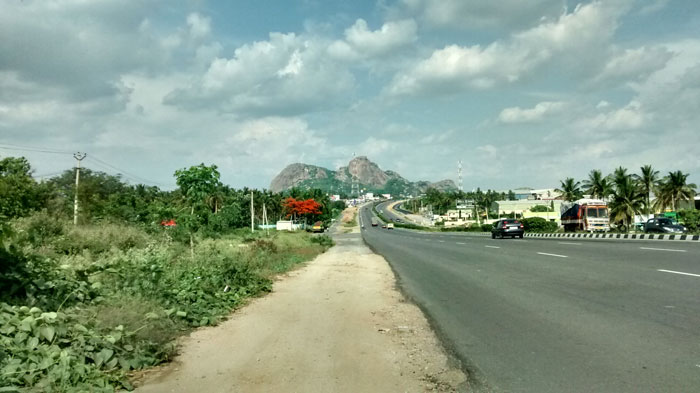 Road to Krishnagiri